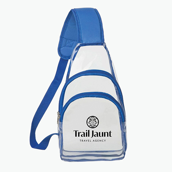 Clear Sling Crossbody Backpack