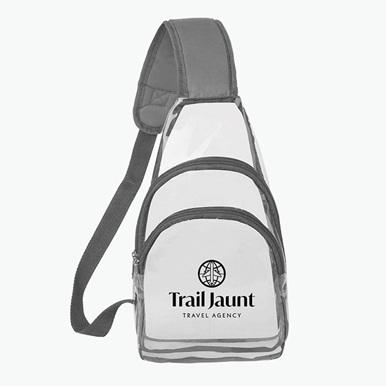 Clear Sling Crossbody Backpack