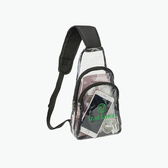 Clear Sling Crossbody Backpack