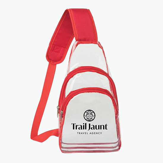 Clear Sling Crossbody Backpack
