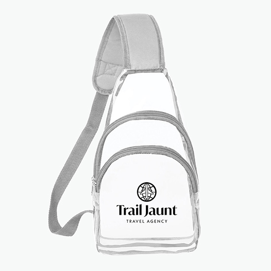 Clear Sling Crossbody Backpack