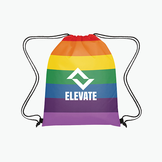 Rainbow Drawstring Sportpack - 24-Hour Production