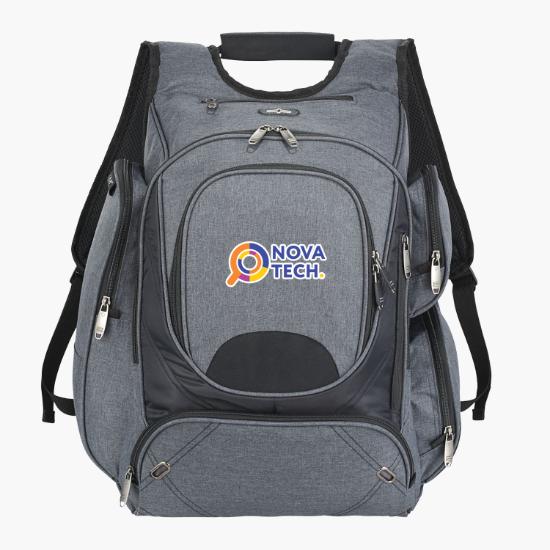 elleven Checkpoint-Friendly Laptop Backpack - Full Color