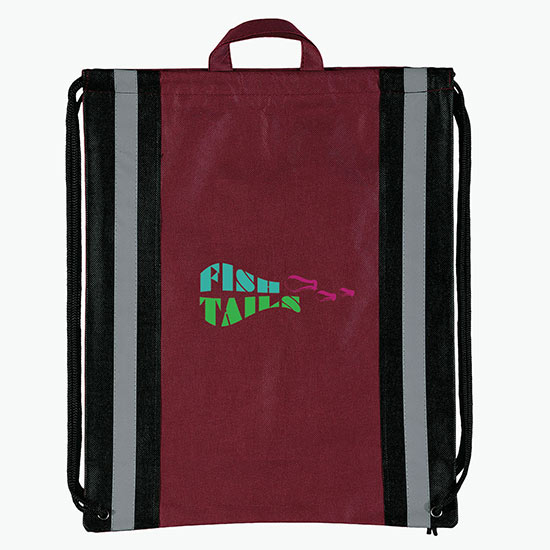 80 GSM Magellan Reflective Stripe Backpack - Full Color