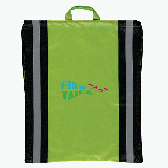 80 GSM Magellan Reflective Stripe Backpack - Full Color