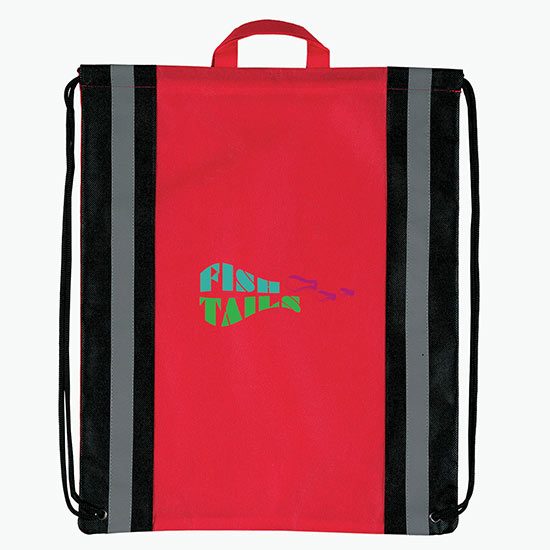 80 GSM Magellan Reflective Stripe Backpack - Full Color