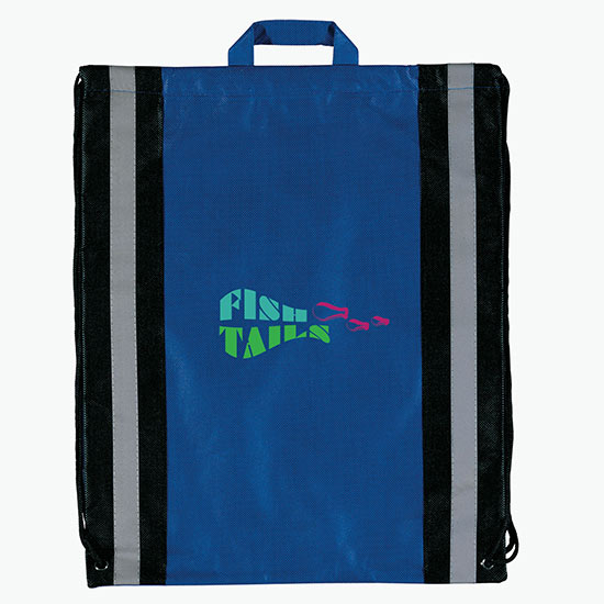 80 GSM Magellan Reflective Stripe Backpack - Full Color