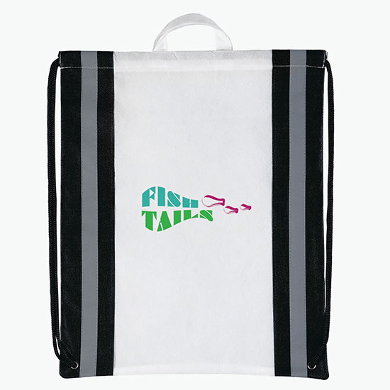 80 GSM Magellan Reflective Stripe Backpack - Full Color