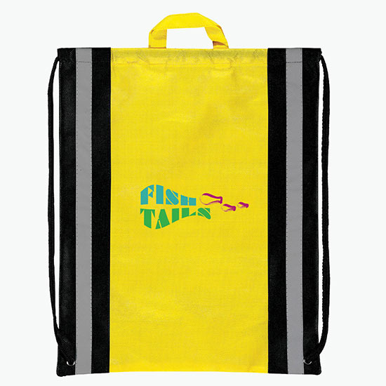 80 GSM Magellan Reflective Stripe Backpack - Full Color