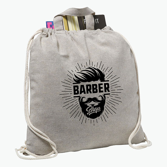 Recycled Cotton Drawstring Sportpack - 24-Hour Production