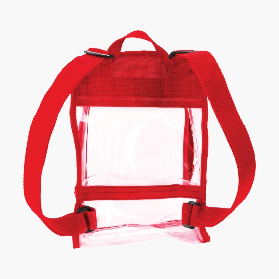 Clear Recycled Dual Mini Backpack
