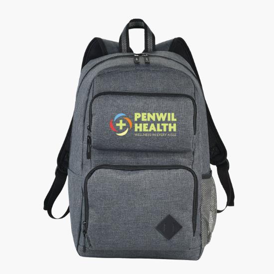 Graphite Deluxe Laptop Backpack - Full Color