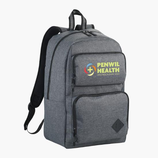 Graphite Deluxe Laptop Backpack - Full Color
