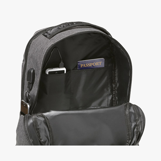 Overland 17 Computer Backpack w/USB Port - Full Color