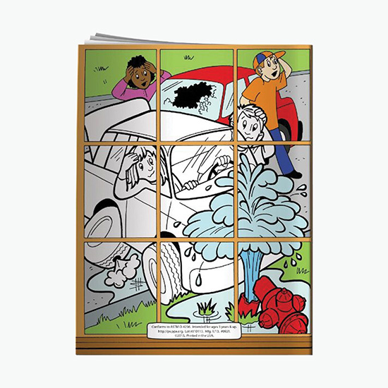 Coloring Book - When to Call 9-1-1