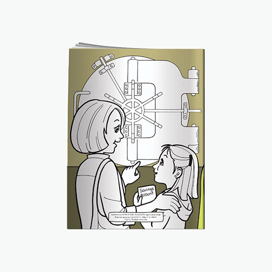 Coloring Book - Let's Go to the Bank