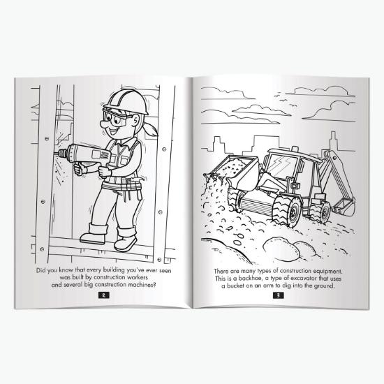 Coloring Book - Building and Construction