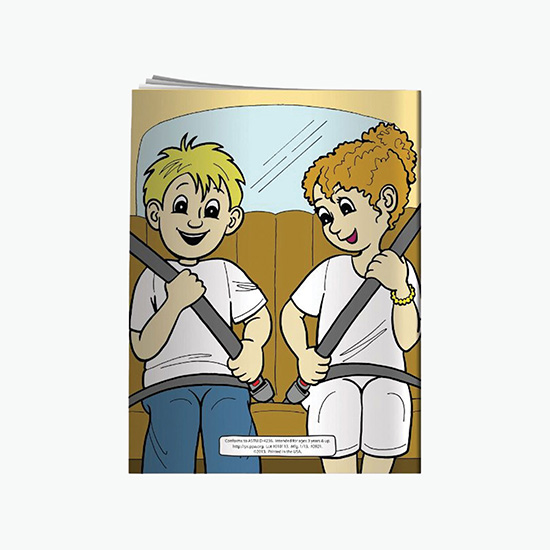 Coloring Book - Buckle Up with Buckley the Safety Belt Beaver