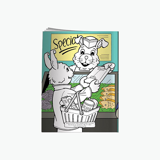 Coloring Book - Healthy Eating Starts at the Supermarket