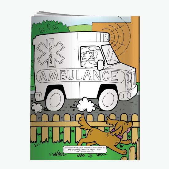 Coloring Book - Learn About EMTs and Emergencies