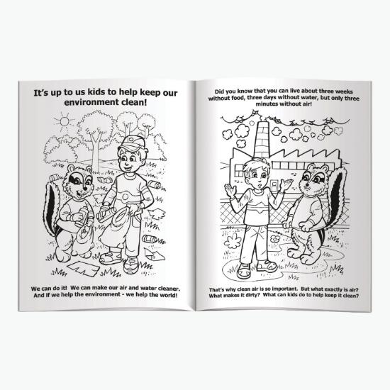 Coloring Book - Kids Care for a Clean Environment