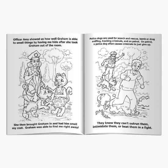 Coloring Book - Friendly Police Officers are my Heroes