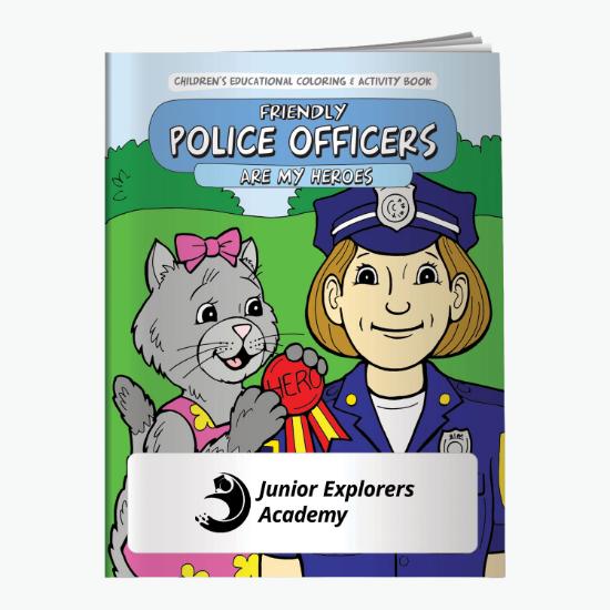 Coloring Book - Friendly Police Officers are my Heroes