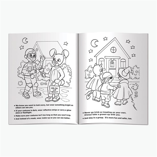 Coloring Book - Halloween Safety
