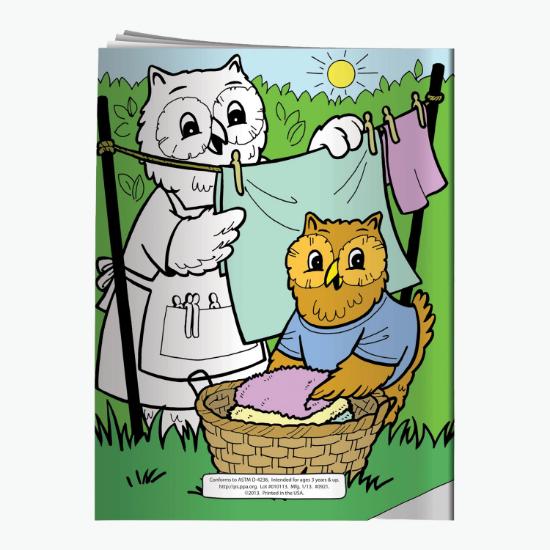 Coloring Book - Be Wise with Watt the Energy Saving Owl