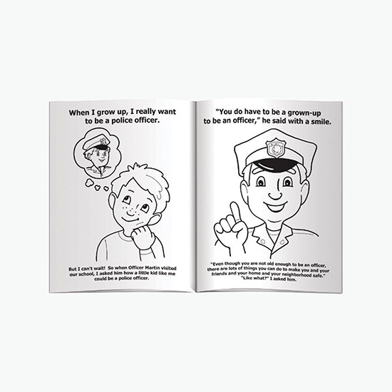 Coloring Book - My Visit with a Police Officer