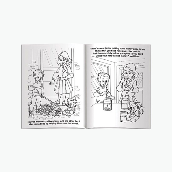 Coloring Book - Learning About Money: My Saving and Spending Plan