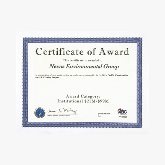 Blank Parchtone Certificate with Accent Border