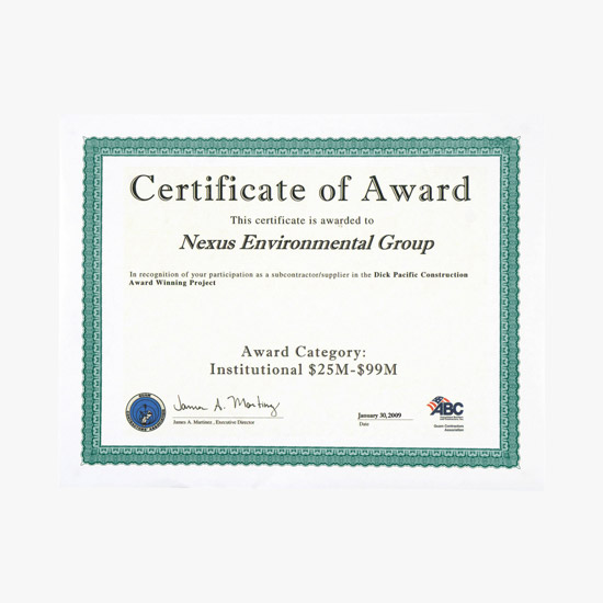 Blank Parchtone Certificate with Accent Border