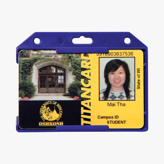 Open Face Card Holder - Horizontal