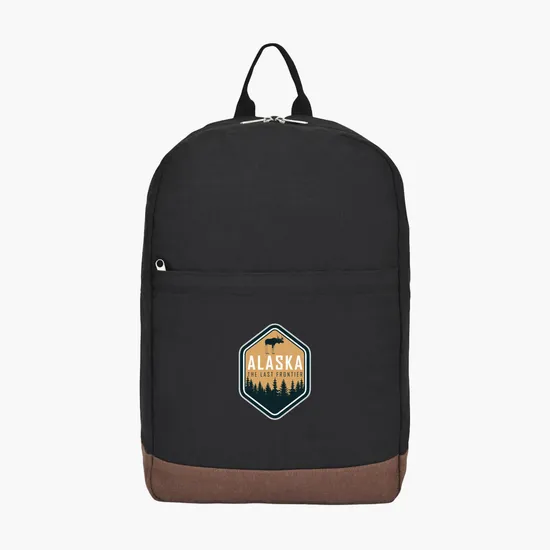 Ivy AWARE™ Recycled 12oz Cotton Laptop Backpack - Full Color