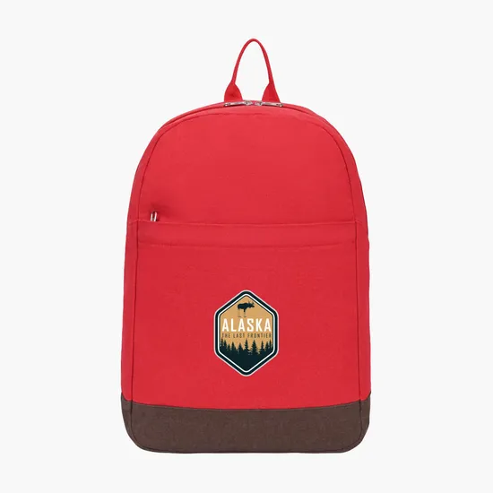 Ivy AWARE™ Recycled 12oz Cotton Laptop Backpack - Full Color