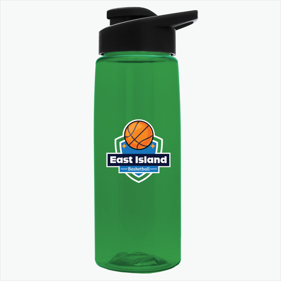 26 oz. Tritan Flair Bottle with Drink-Thru Lid - Full Color