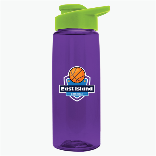 26 oz. Tritan Flair Bottle with Drink-Thru Lid - Full Color