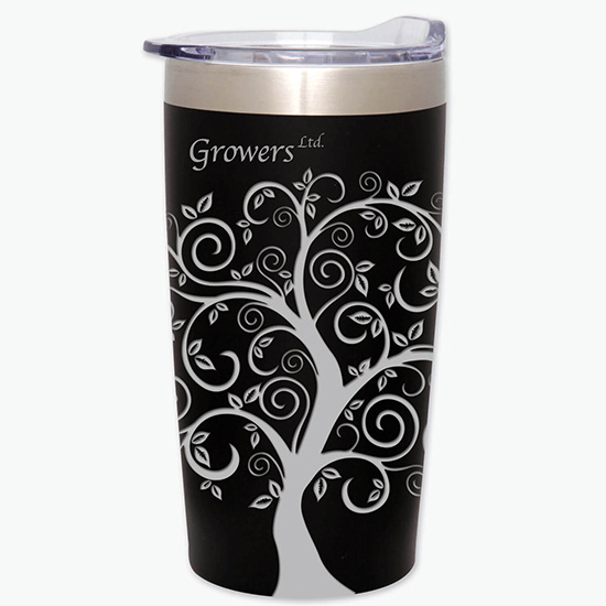 20 oz. Powder-Coated Two-Tone Himalayan Tumbler - Full Laser