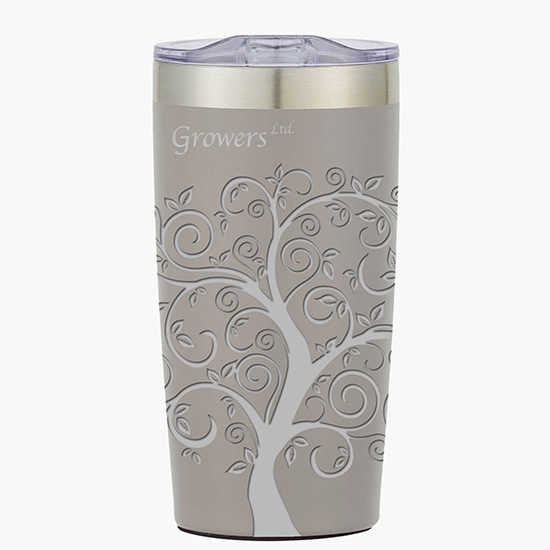 20 oz. Powder-Coated Two-Tone Himalayan Tumbler - Full Laser