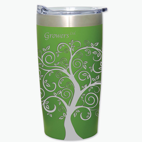 20 oz. Powder-Coated Two-Tone Himalayan Tumbler - Full Laser