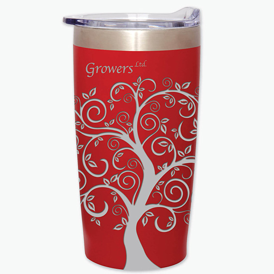 20 oz. Powder-Coated Two-Tone Himalayan Tumbler - Full Laser