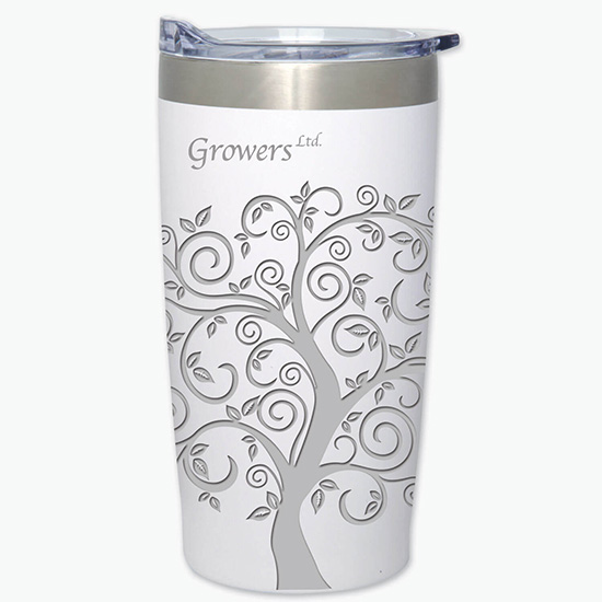 20 oz. Powder-Coated Two-Tone Himalayan Tumbler - Full Laser
