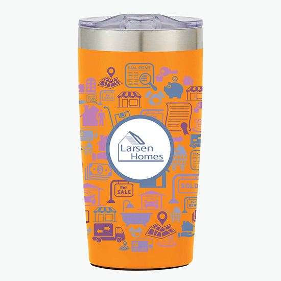 20 oz. Powder-Coated Two-Tone Himalayan Tumbler - Full Coverage Full Color