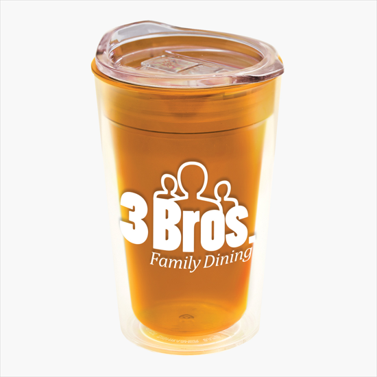 14 oz Transparent Sentinel Acrylic Insulated Tumbler