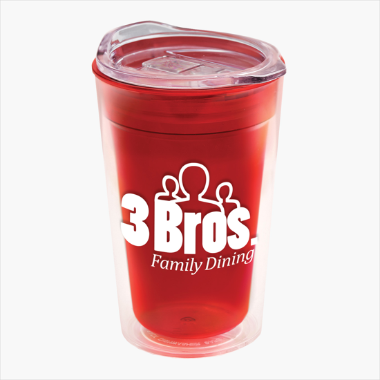 14 oz Transparent Sentinel Acrylic Insulated Tumbler