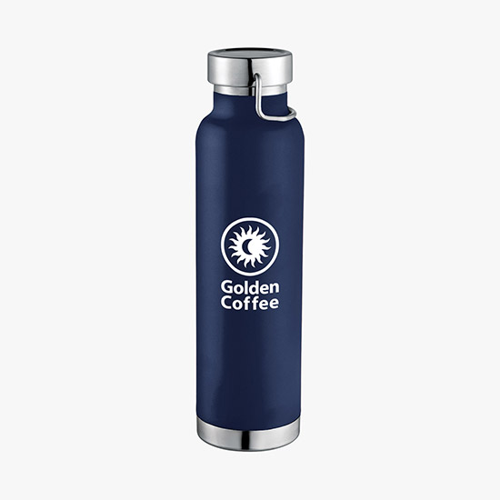 22 oz Thor Copper Vacuum Insulated Bottle - 24-Hour Production