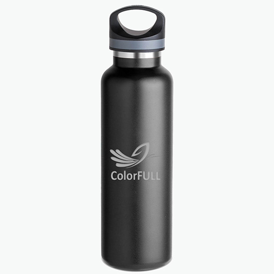 20 oz Basecamp® Tundra Bottle - Engraved - 24-Hour Production