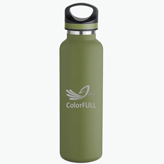 20 oz Basecamp® Tundra Bottle - Engraved - 24-Hour Production