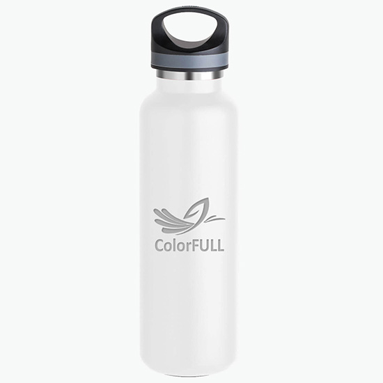 20 oz Basecamp® Tundra Bottle - Engraved - 24-Hour Production
